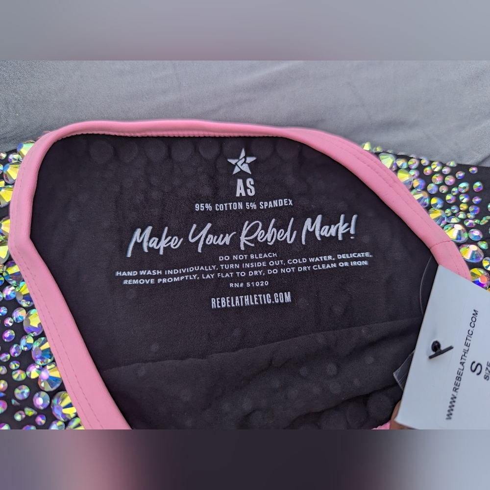 Adult Rebel Athletic Cropped Tee - Picture 4 of 12